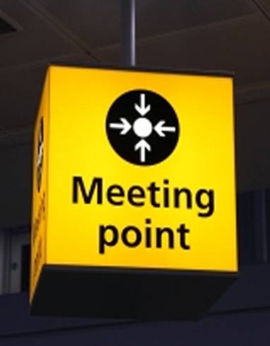Meeting point at the airport